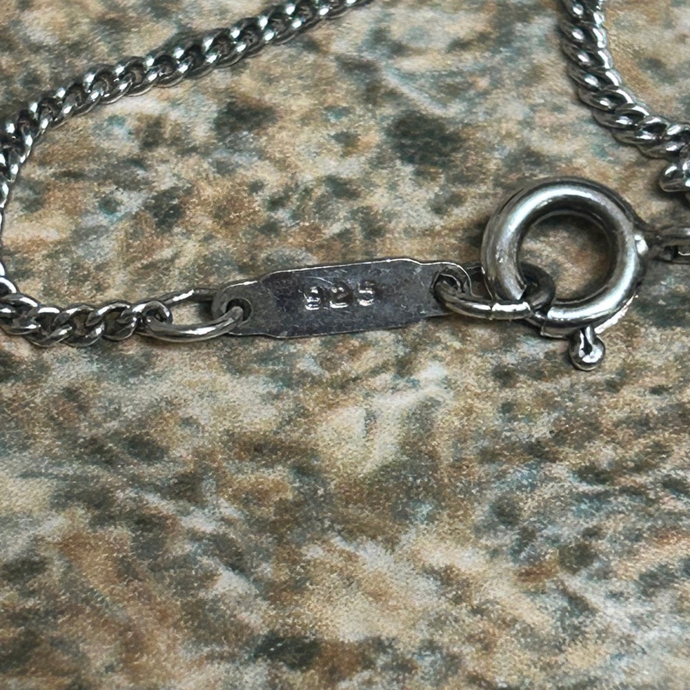Vintage Signed Tiffany & Co. Manpower Sterling Silver Pendant Necklace - Picture 5 of 16